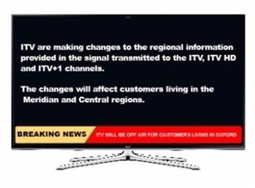 Freeview - Changes to ITV Central and Meridian Regions